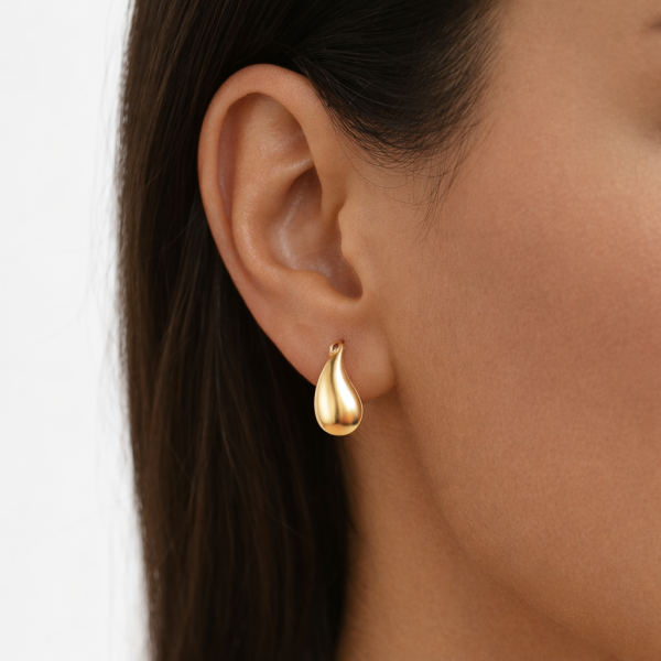 Серьги из желтого золота